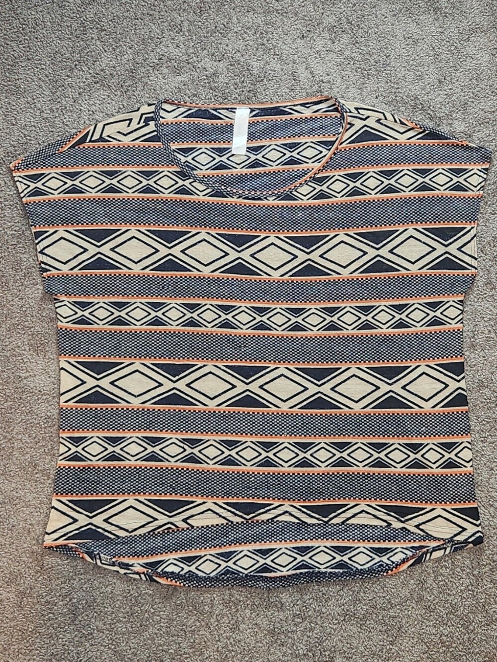 Vintage Love Notes Geometric Short Sleeve T-Shirt VTG